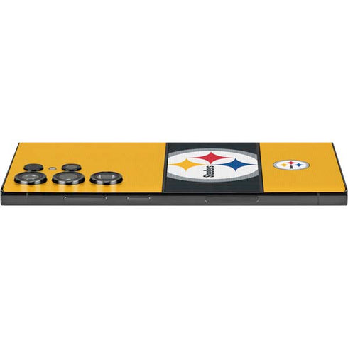 NFL Pittsburgh Steelers Zone Block Galaxy S25 Ultra Skin